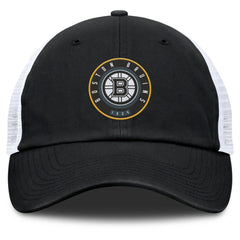 Boston Bruins Fanatics Averie Trucker Adjustable Hat - Black/White - NHL 201193367
