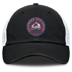 Colorado Avalanche Fanatics Averie Trucker Adjustable Hat - Black/White - NHL 201193372