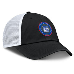 New York Rangers Fanatics Averie Trucker Adjustable Hat - Black/Gray - NHL 201193384