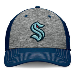 Seattle Kraken Fanatics Fundamental Top Shelf 2-Tone Flex Hat - Gray/Navy - NHL 201193461
