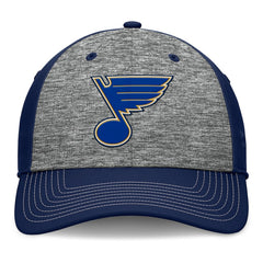 St. Louis Blues Fanatics Fundamental Top Shelf 2-Tone Flex Hat - Gray/Navy - NHL 201193463