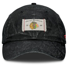 Chicago Blackhawks Fanatics Women's Heritage Away Game Adjustable Hat - Black - NHL 201193525