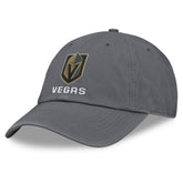 Vegas Golden Knights Fanatics Washed Adjustable Hat - Charcoal - NHL 201193599