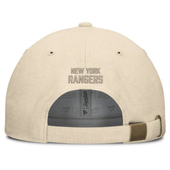 New York Rangers Fanatics Front Office Canvas Adjustable Hat - Tan - NHL 201193811