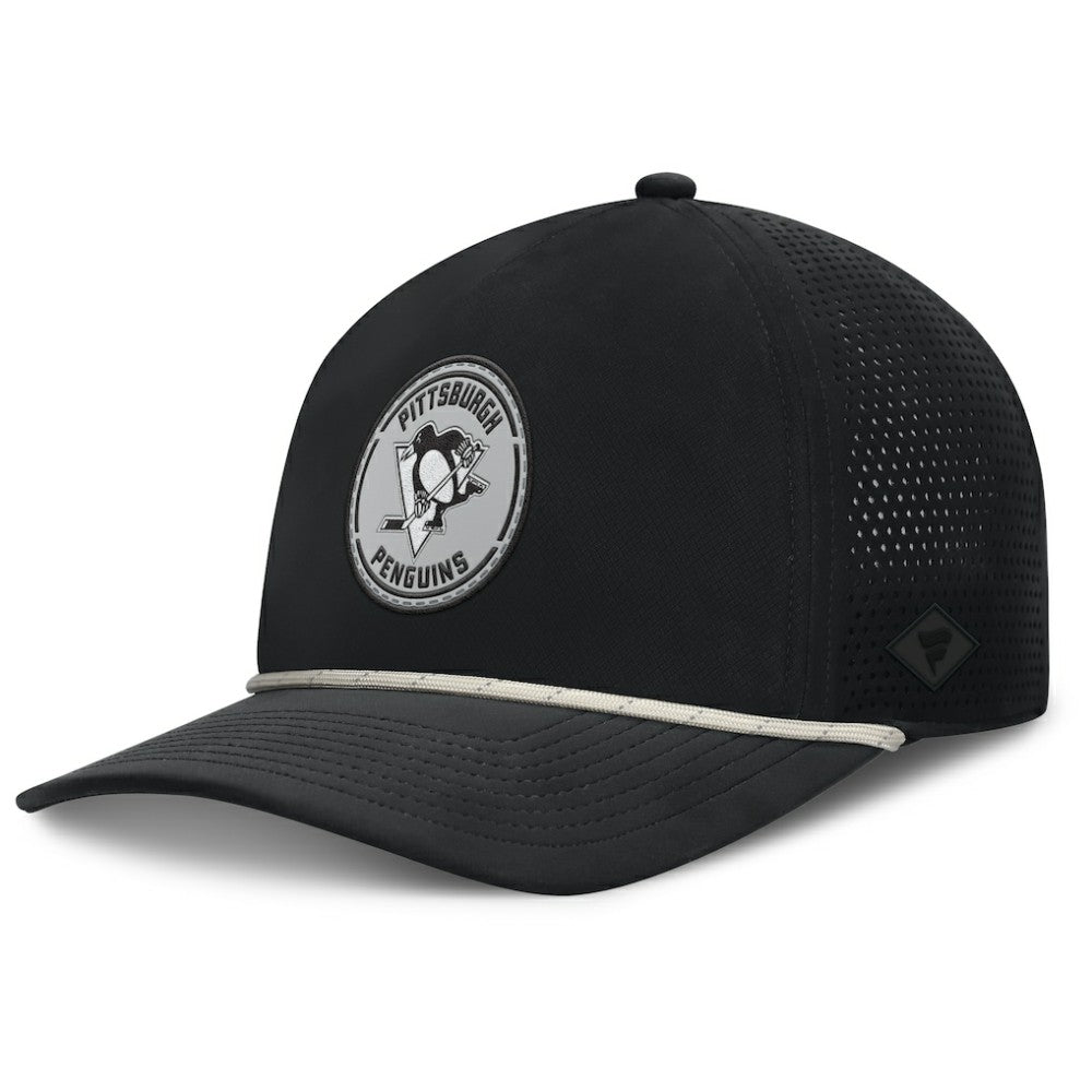 Pittsburgh Penguins Fanatics Front Office Performance A-Frame Adjustable Hat - Black - NHL 201193815