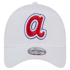Atlanta Braves New Era TC A-Frame 9FORTY Adjustable Hat - White - New Era Sale