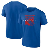 New York Rangers Logo Athletic Coordinate T-Shirt - Blue - NHL 201194633