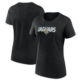 Jacksonville Jaguars Logo Athletic Women's Lean T-Shirt Black