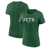 New York Jets Logo Athletic Women's Lean T-Shirt Green