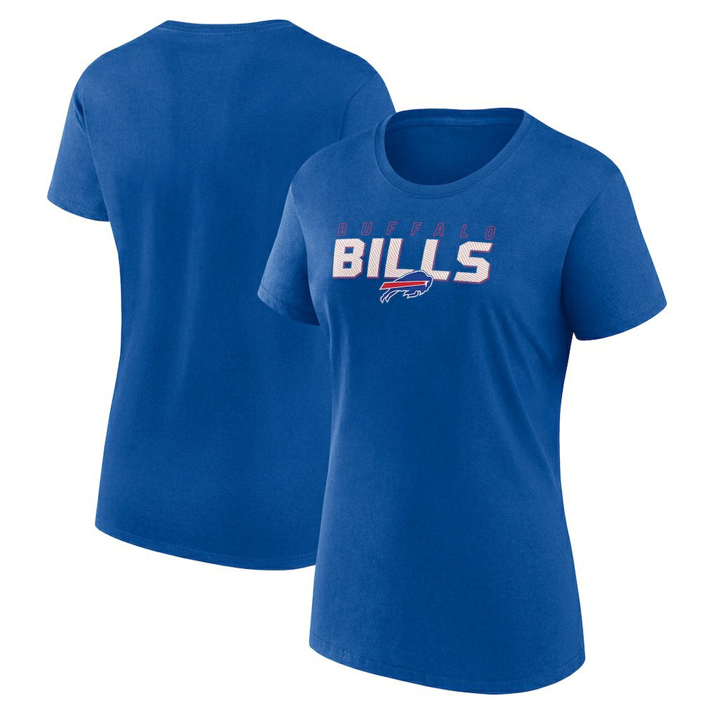 Buffalo Bills Logo Athletic Women's Lean T-Shirt Royal