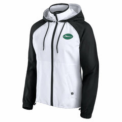 Fanatics New York Jets Women's Full-Zip Anorak Hoodie Jacket White