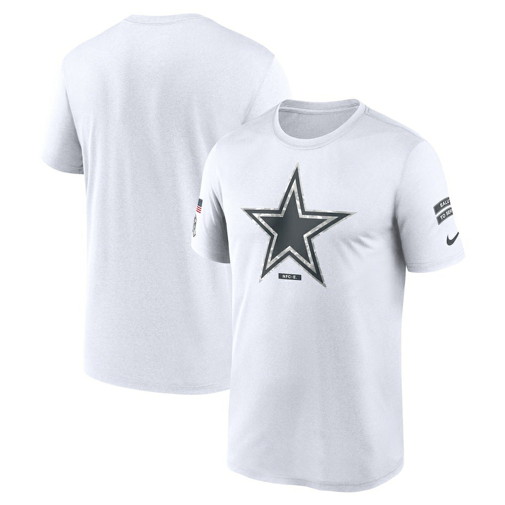 Nike Dallas Cowboys 2024 Salute To Service Legend Performance T-Shirt White