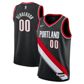 Scoot Henderson Portland Trail Blazers Youth Swingman Jersey Icon Edition Black | Nike Lifestyle