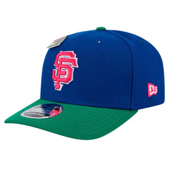 San Francisco Giants New Era 2024 Big League Chew Flavor Pack 9SEVENTY Adjustable Hat - Royal/Green - New Era Lifestyle