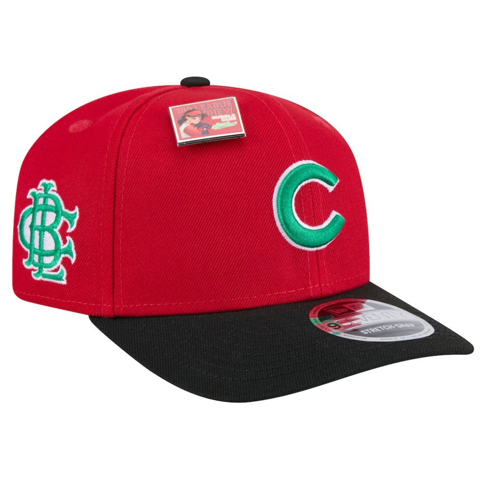 Chicago Cubs New Era 2024 Big League Chew Flavor Pack 9SEVENTY Adjustable Hat - Red/Black - New Era Online