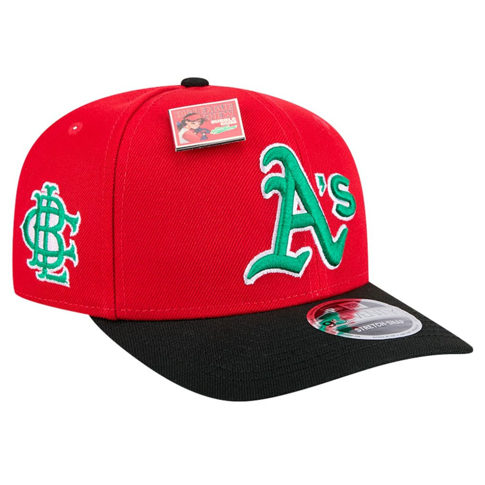 Athletics New Era 2024 Big League Chew Flavor Pack 9SEVENTY Adjustable Hat - Red/Black - New Era Lifestyle