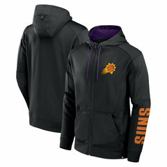 Phoenix Suns Baller Defender Performance Full-Zip Hoodie Black | Fanatics