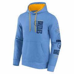 Memphis Grizzlies Game Time Crossover Pullover Hoodie Blue | Fanatics outlet