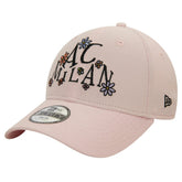 AC Milan New Era Youth Needle Corduroy 9FORTY Adjustable Hat Light Pink - New Era