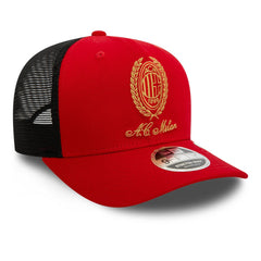 AC Milan New Era Heritage Gold Original Fit 9FIFTY Stretch-Snap Hat Red - New Era for sale