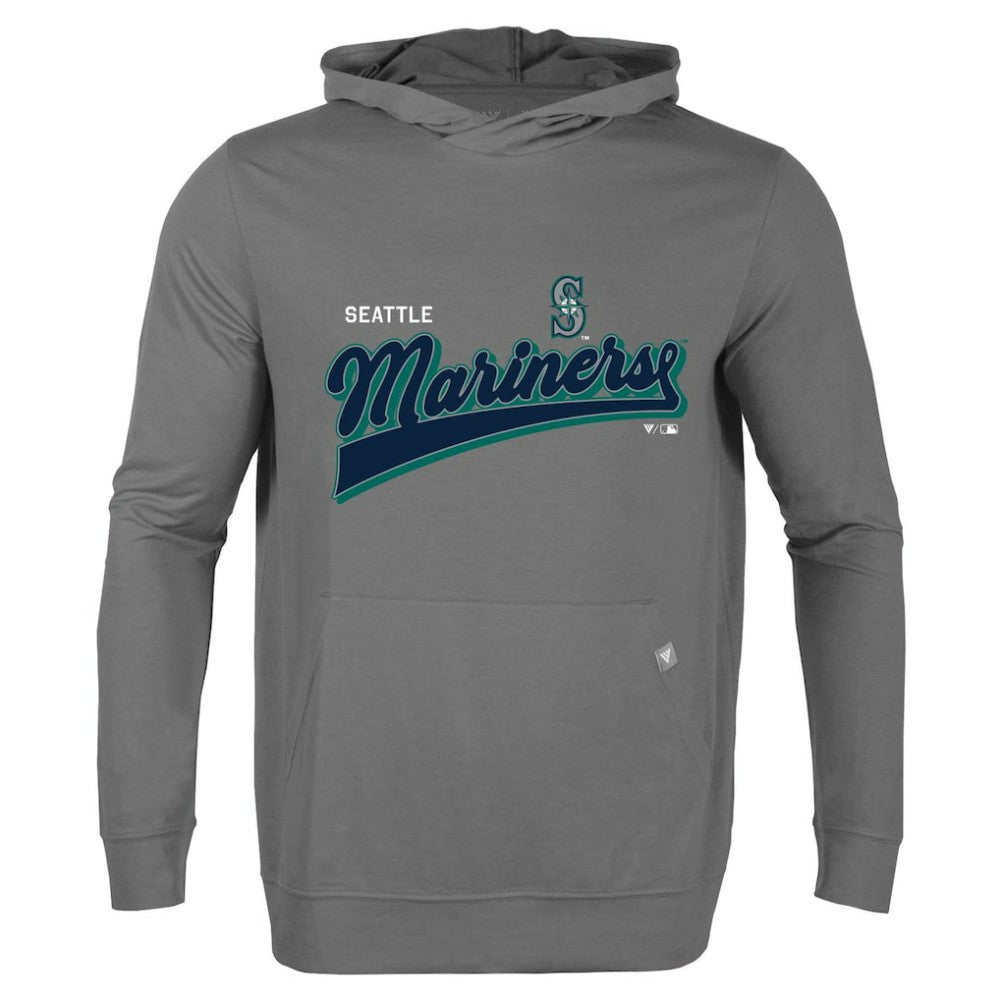 Seattle Mariners Levelwear Relay 2.0 Retro Pullover Hoodie - Gray - MLB Discount