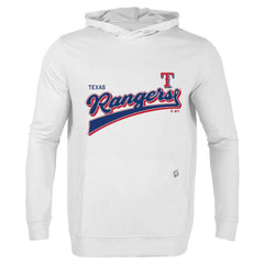 Texas Rangers Levelwear Relay 2.0 Retro Pullover Hoodie - White - MLB Discount