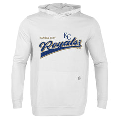 Kansas City Royals Levelwear Relay 2.0 Retro Pullover Hoodie - White - MLB on Sale