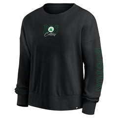 Boston Celtics Women's Oversized Game Day Pullover Sweatshirt Black | Fanatics discount