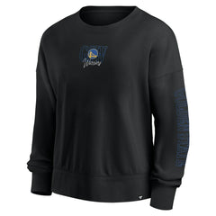 Golden State Warriors Women's Oversized Game Day Pullover Sweatshirt for sale Black | Fanatics outlet