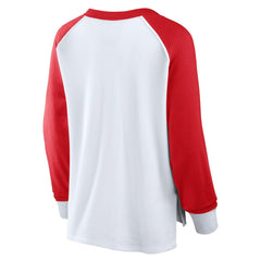 Chicago Bulls Women's Open Lane Waffle Long Sleeve V-Neck T-Shirt for sale White | Fanatics discount