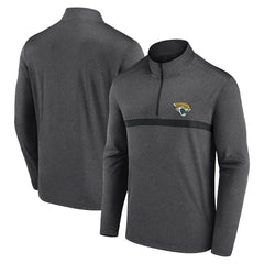 Fanatics Jacksonville Jaguars Head-to-Head Quarter-Zip Pullover Charcoal