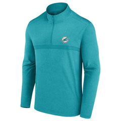 Fanatics Miami Dolphins Head-to-Head Quarter-Zip Pullover Aqua