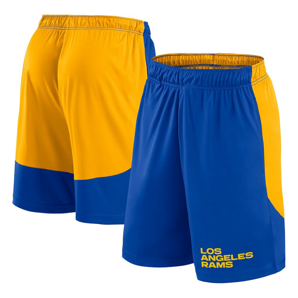 Fanatics Los Angeles Rams Launch Shorts Royal/Gold