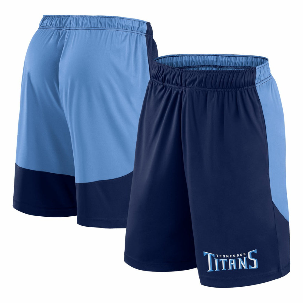 Fanatics Tennessee Titans Launch Shorts Navy/Light Blue