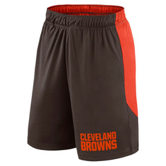 Fanatics Cleveland Browns Launch Shorts Brown/Red