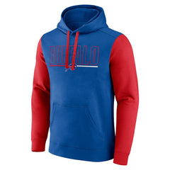Fanatics Buffalo Bills Outline Pullover Hoodie Royal/Red
