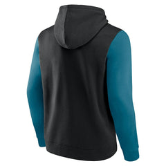 Fanatics Jacksonville Jaguars Outline Pullover Hoodie Black/Teal