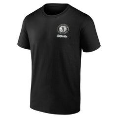 Brooklyn Nets Logo Athletic Never Over T-Shirt Black
