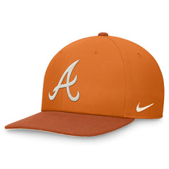 Atlanta Braves Nike Pro Dunk Performance Snapback Hat - Orange - Nike Sale