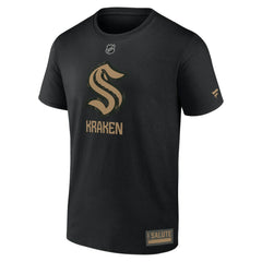 Seattle Kraken Fanatics 2024 Military Appreciation T-Shirt - Black - NHL 201204596