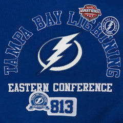 Tampa Bay Lightning Pro Standard Women's Area Code Cropped Pullover Sweatshirt - Blue - NHL 201205069