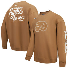Philadelphia Flyers Pro Standard Paint the City Pullover Sweatshirt - Brown - NHL 201205159