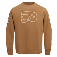 Philadelphia Flyers Pro Standard Paint the City Pullover Sweatshirt - Brown - NHL 201205159