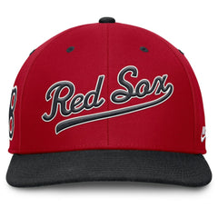 Boston Red Sox Nike Cooperstown Collection Pro Performance Snapback Hat - Red/Navy - Nike Discount
