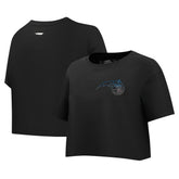 Orlando Magic Pro Standard Women's Jewels Boxy Cropped T-Shirt Black