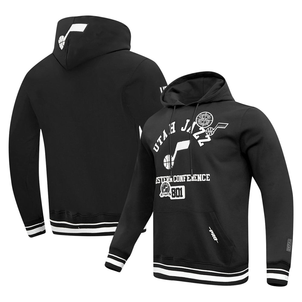 Utah Jazz Pro Standard Area Code Pullover Hoodie Black