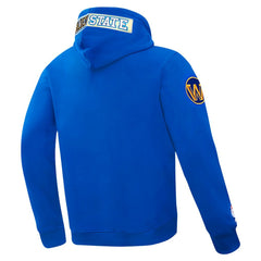 Golden State Warriors Pro Standard Split Logo Pullover Hoodie Royal