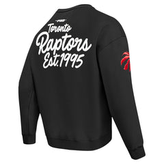 Toronto Raptors Pro Standard Paint the City Drop Shoulder Sweatshirt Black