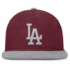 Los Angeles Dodgers Fanatics Front Office Snapback Hat - Wine - Fanatics Sale