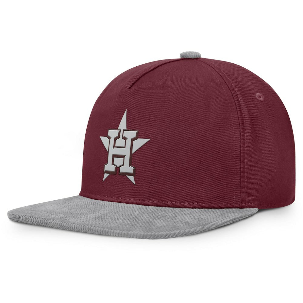 Houston Astros Fanatics Front Office Snapback Hat - Wine - Fanatics Lifestyle
